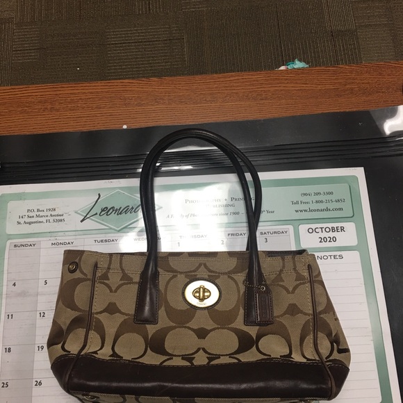 Coach satchel shoulder bag - Picture 1 of 8